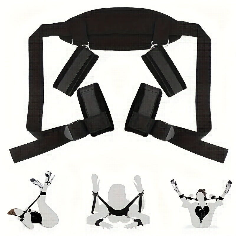 1pc Hand & Foot Bondage Bondage Erotic Body Position Toy Belt, BDSM Adult Products, Sexy, Sexual Aid Toys, Magic Split Legs with Pillows, Sexual Regulation Bondage Adult Products Friend Gifts, Erotic Body Position, Sexual Aid