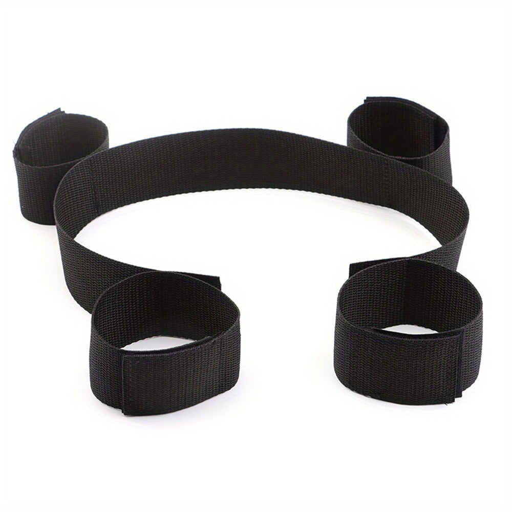 1pc Premium BDSM Restraints Set - Soft Leather Handcuffs & Bed Bondage Kit for Intimate Adventures - Enhanced Sensuality Wrist & Ankle Cuffs for Couples & Women