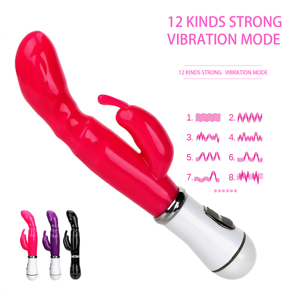 IKOKY Female Masturbator G-spot Massager Rabbit Vibrator Erotic Sex Toys For Women Clitoris Stimulator